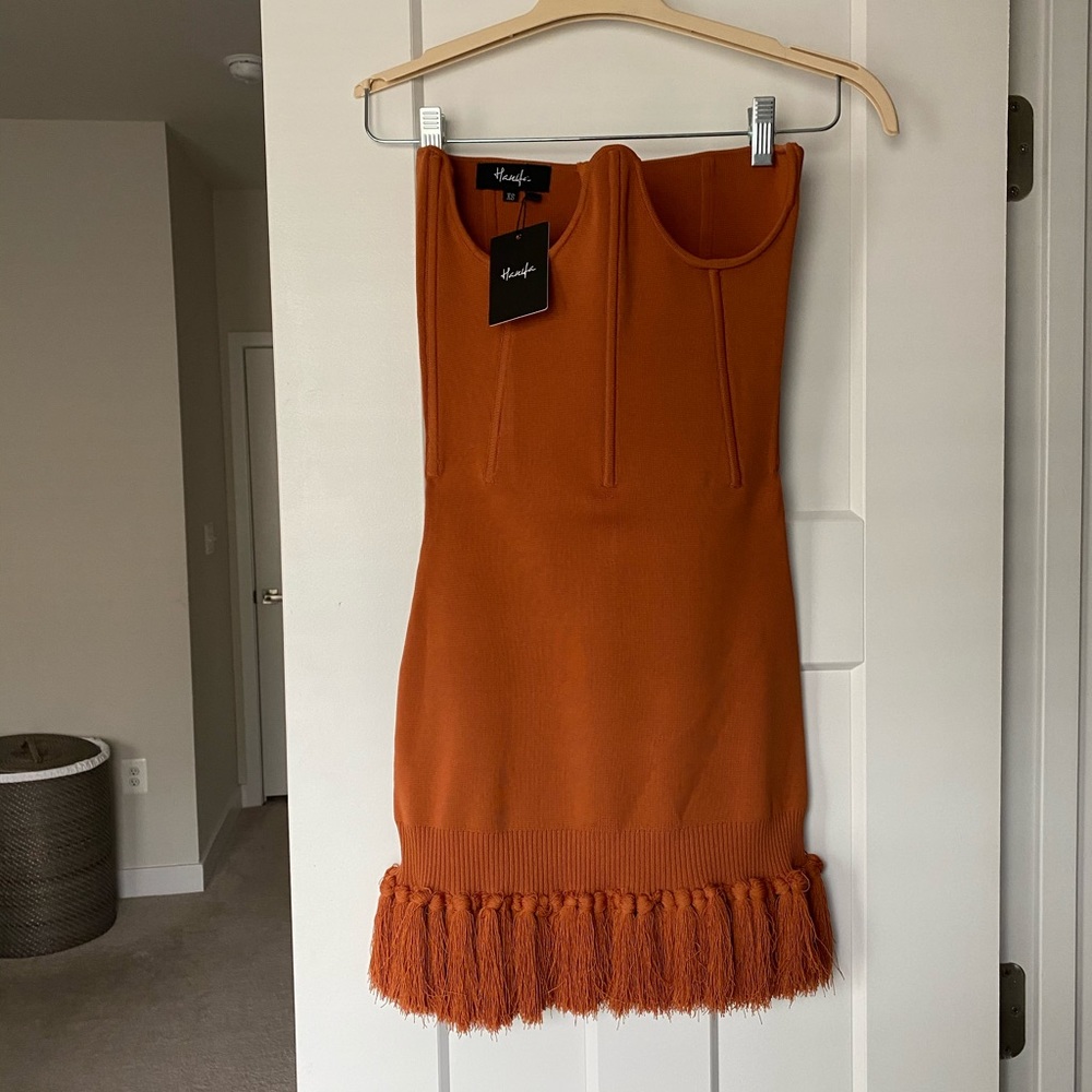 Hanifa Nina Corset Skirt (Caramel/XS)